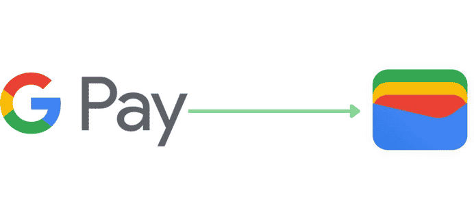 Les logos de Google Pay et Google Wallet