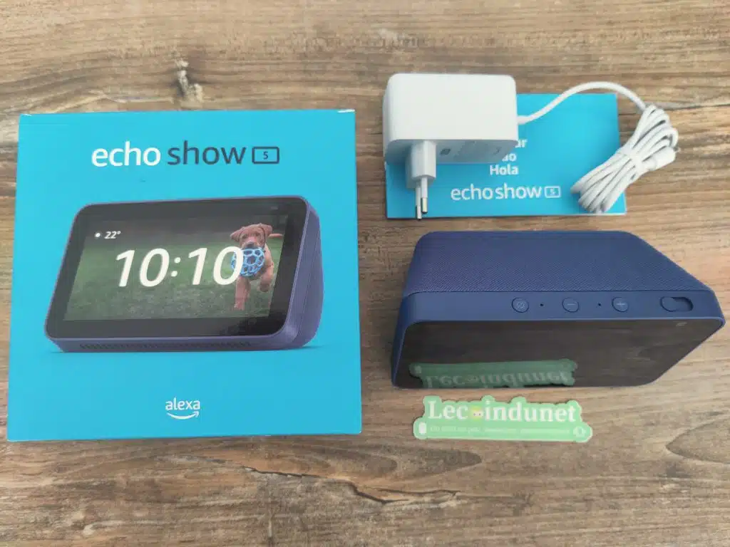 Contenu de la boite d'un Echo Show 5