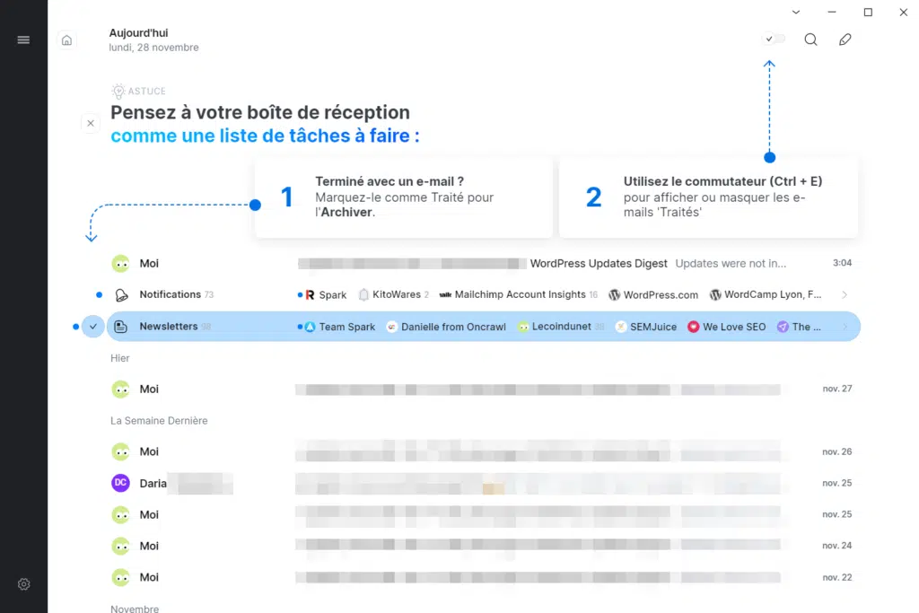 Logiciel de messagerie Spark (Payant)