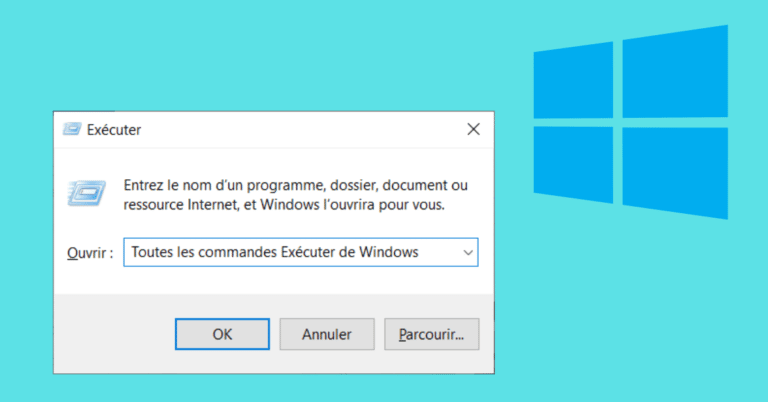 La liste complète des commandes Exécuter de Windows