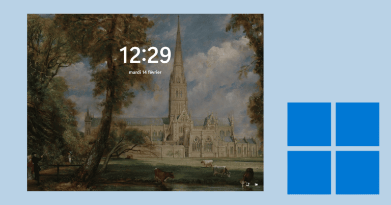 Modifier/désactiver l’écran de verrouillage sur W11
