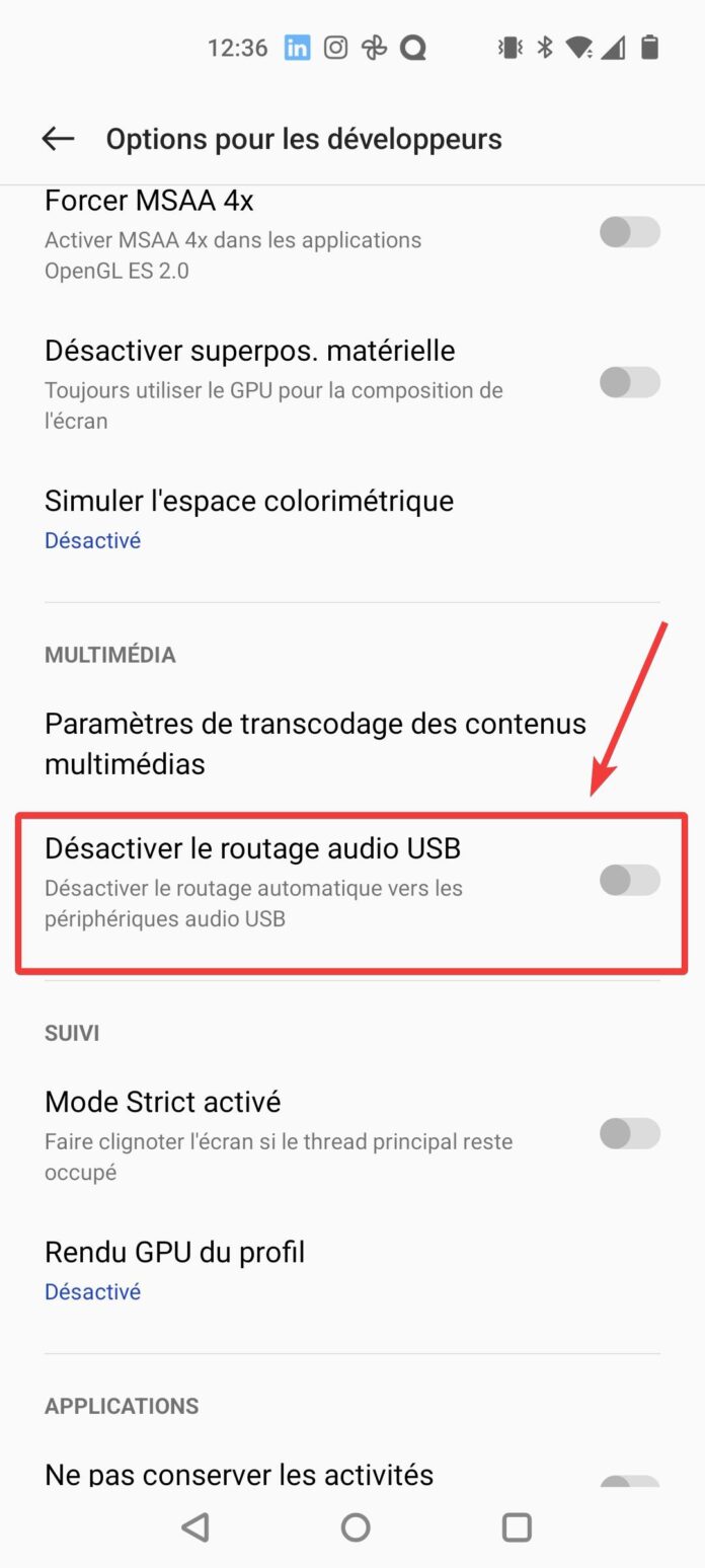 Connecter des écouteurs sur un smartphone USB-C - Lecoindunet