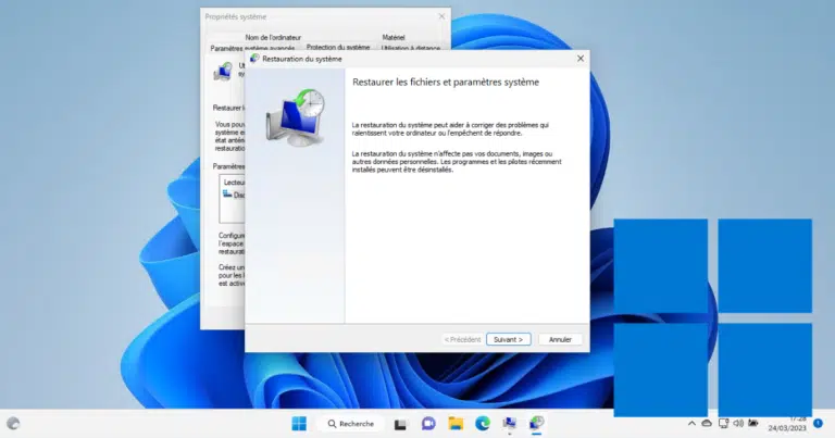 Point de restauration Windows : tout ce qu’il faut savoir