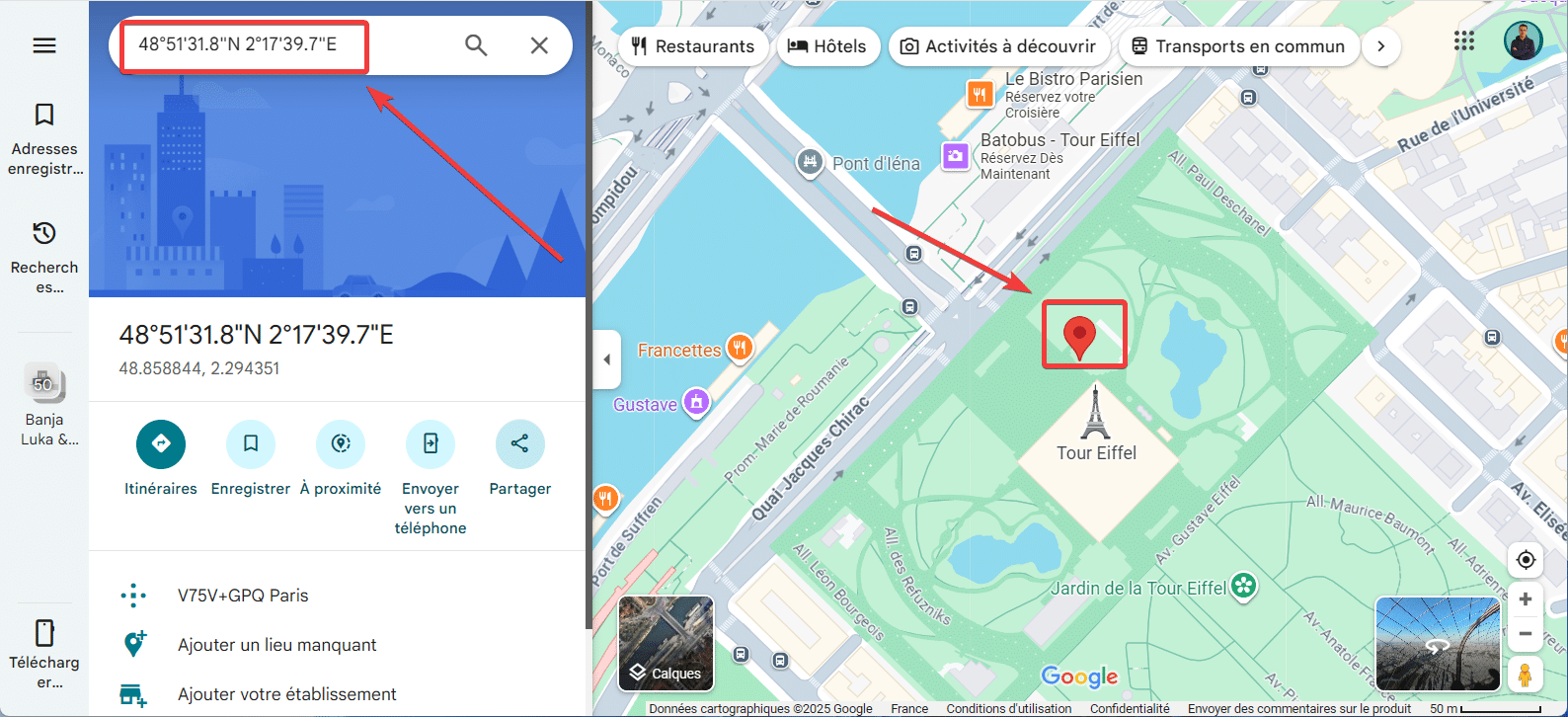Coordonnes GPS Google Maps : comment les trouver et les utiliser -  Lecoindunet