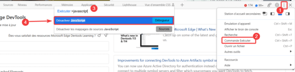 Désactiver JavaScript sur Chrome, Edge, Firefox - Lecoindunet