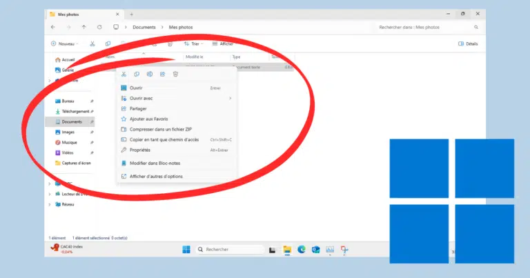 Clic droit « Actualiser » et « Renommer » sur Windows 11 : deux changements qui perturbent