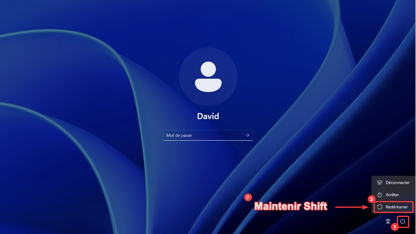 Redémarrer mode sans échec Windows depuis invite Windows