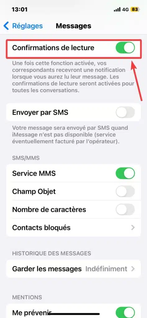 comment savoir si sms lu entre iphone et android