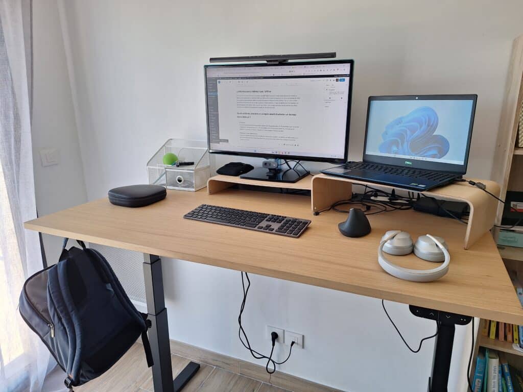 Bureau assis debout Ikea Mittzon