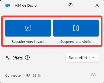 Option vidéo sur mobile connecté