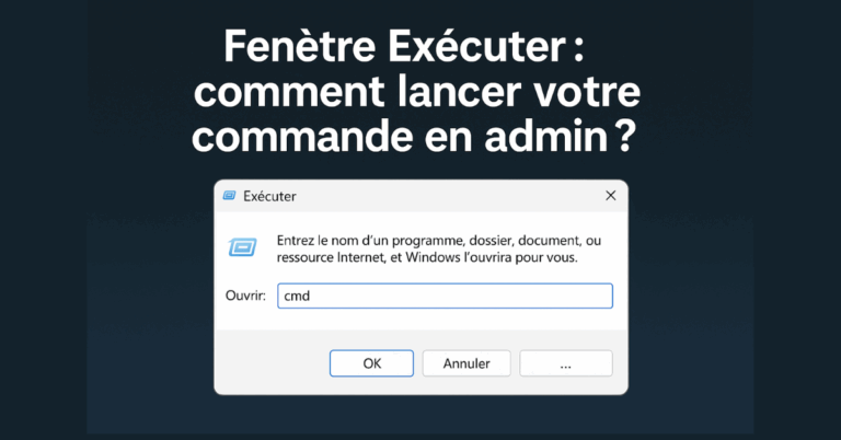 commande exécuter admin