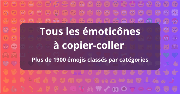émoticones à copier coller