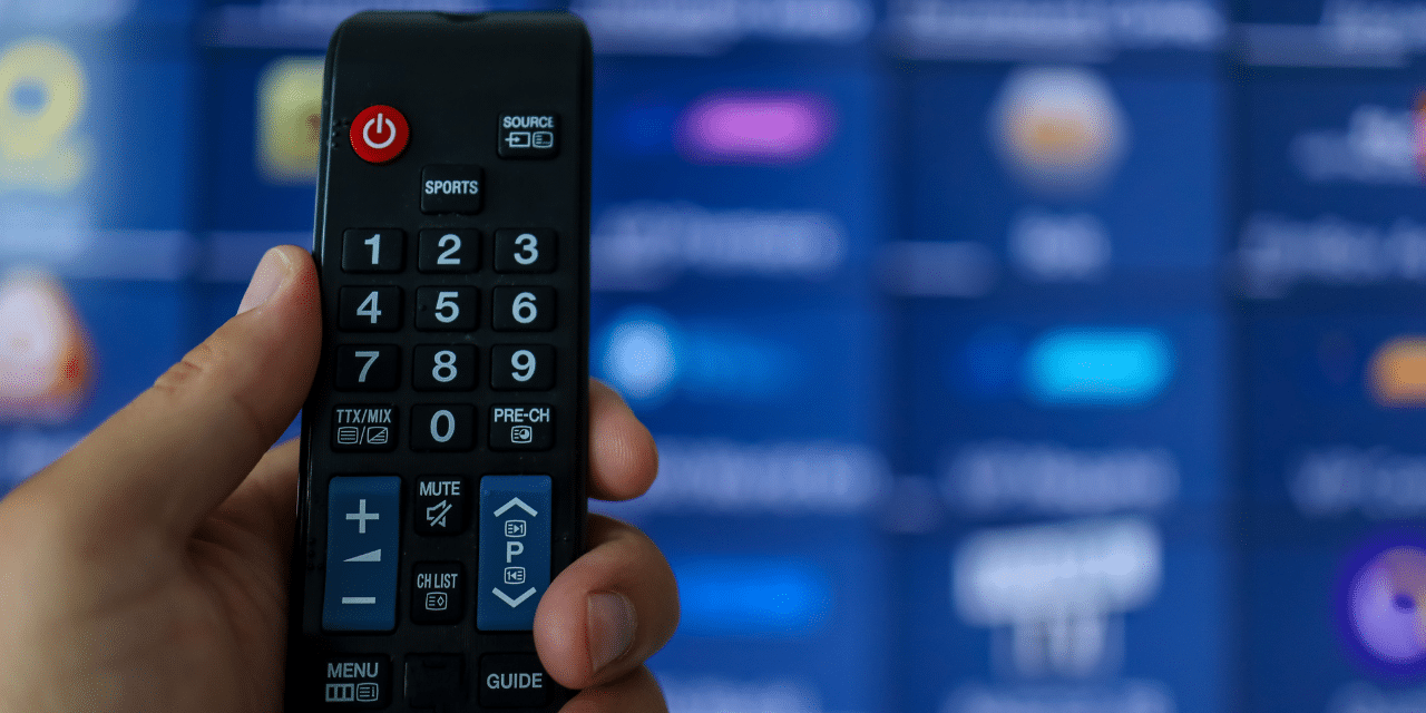 télécommande avec tv