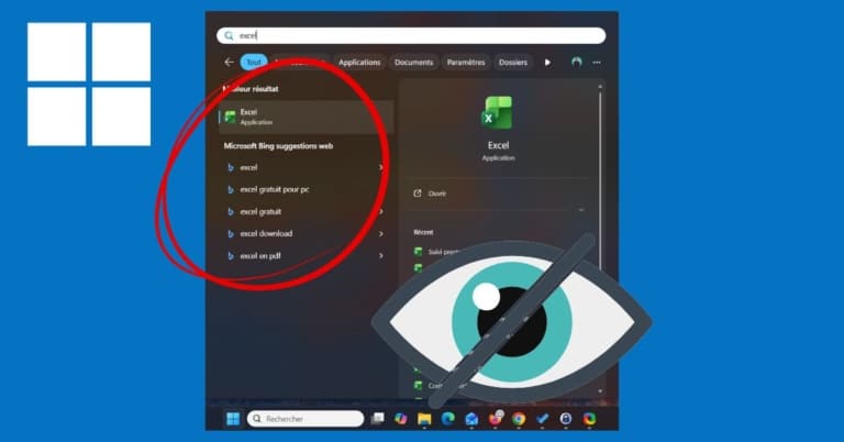 Windows 11 : désactivez ceci pour ne plus avoir les résultats web dans le menu démarrer