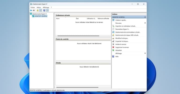 Hyper-V : activez-le sur Windows 10/11 Famille grâce à ce script