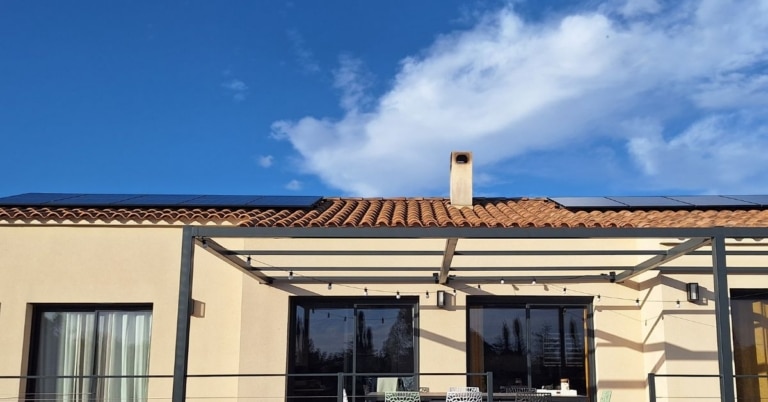 panneaux solaires sur ma maison
